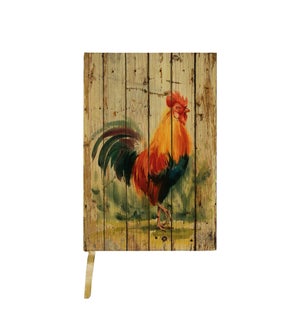 Vintage Gold Painted Rooster Journal